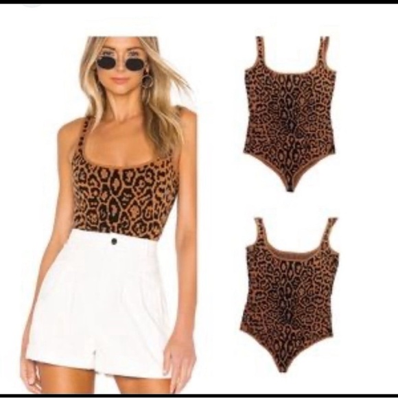 HOUSE OF HARLOW 1960 x REVOLVE | Women’s Safari Leopard Print Body Suit med - Picture 1 of 5